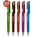 Colored Barrels "Successive" Plastic Plunger Pen
